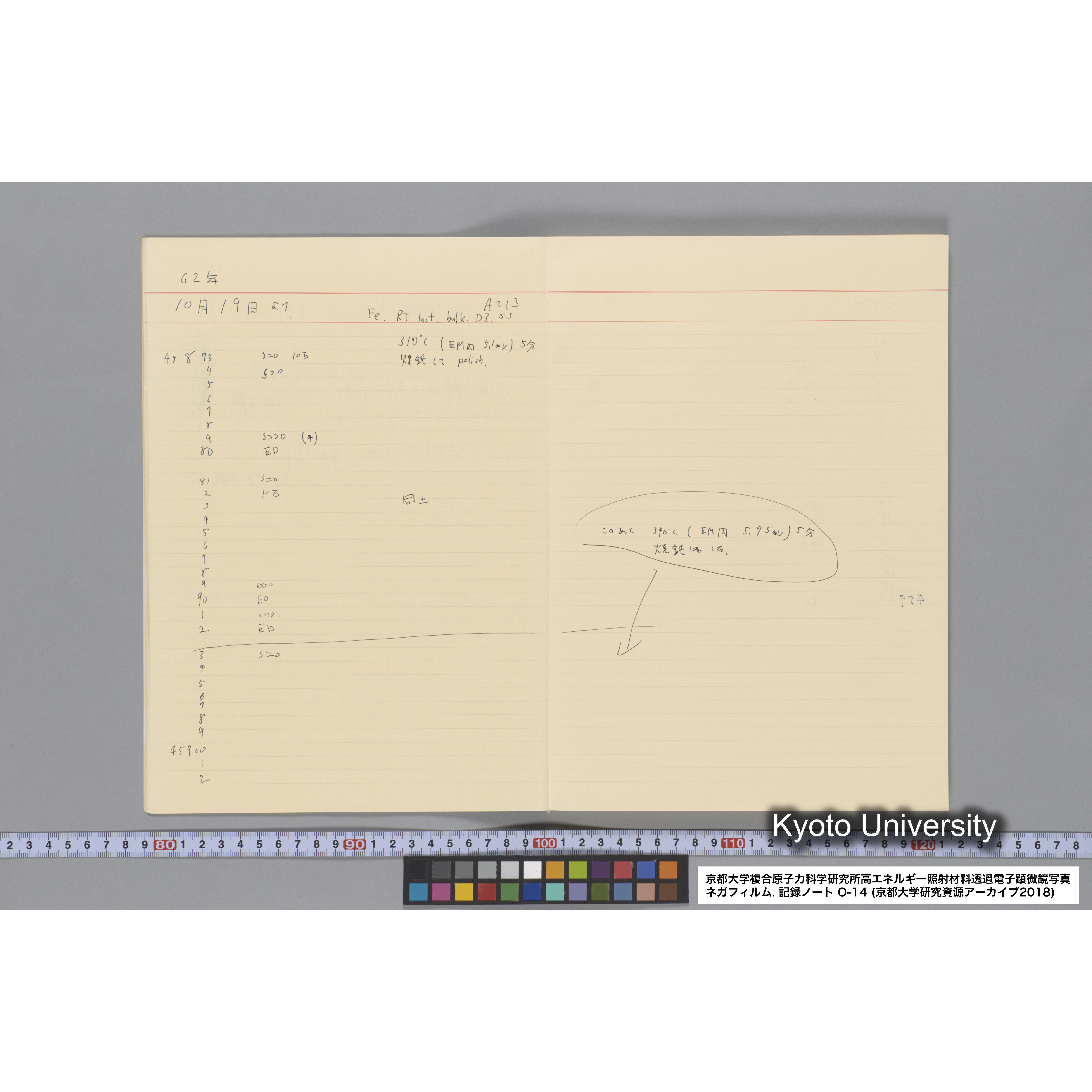 [記録ノート, Oシリーズ] 大洗 200CX No 14. 45636〜47209. (9)