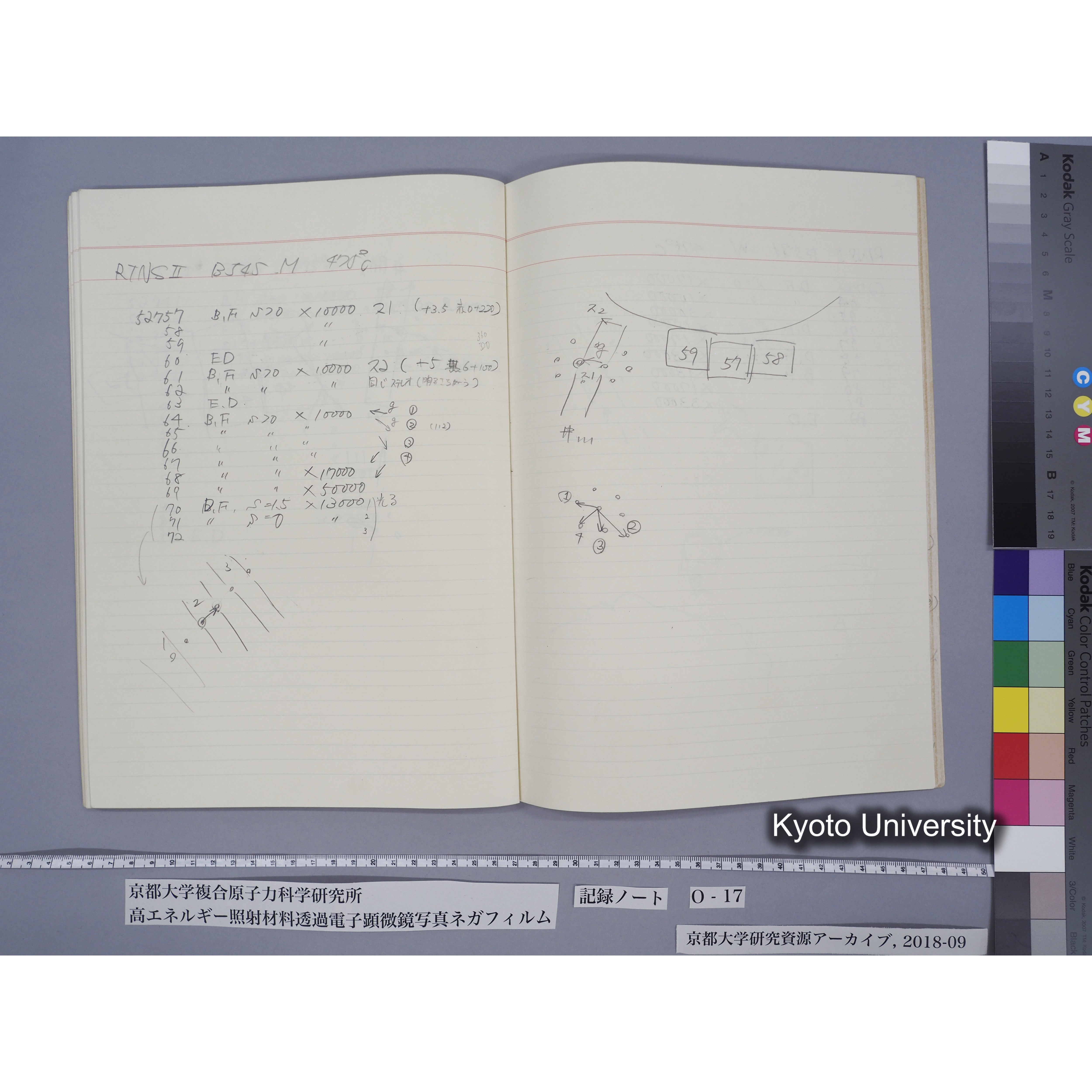 [記録ノート, Oシリーズ] 大洗O-17. 51029〜52825. (61)