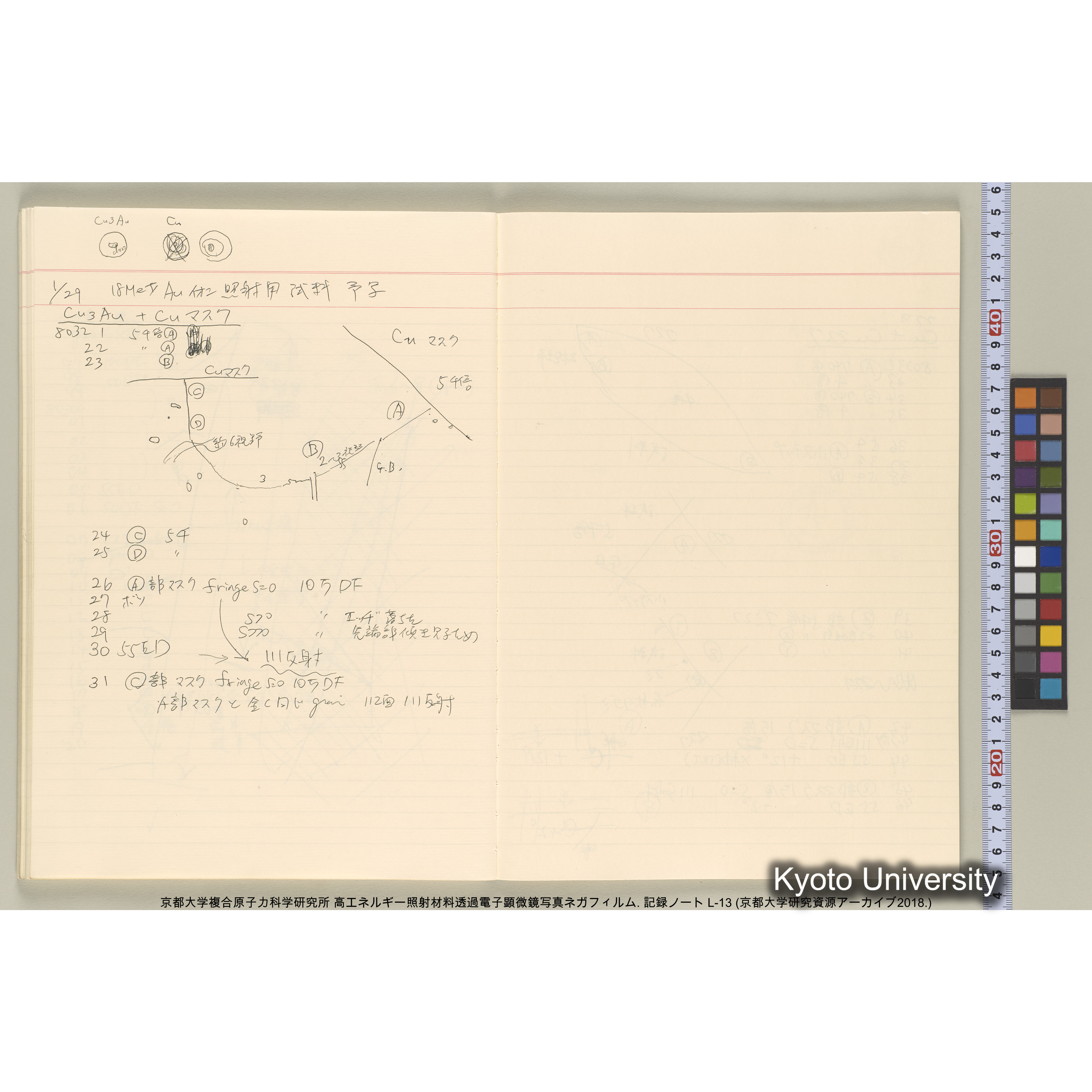 [記録ノート, Lシリーズ] L-13 平成3年9月. 72406-81511. (43)
