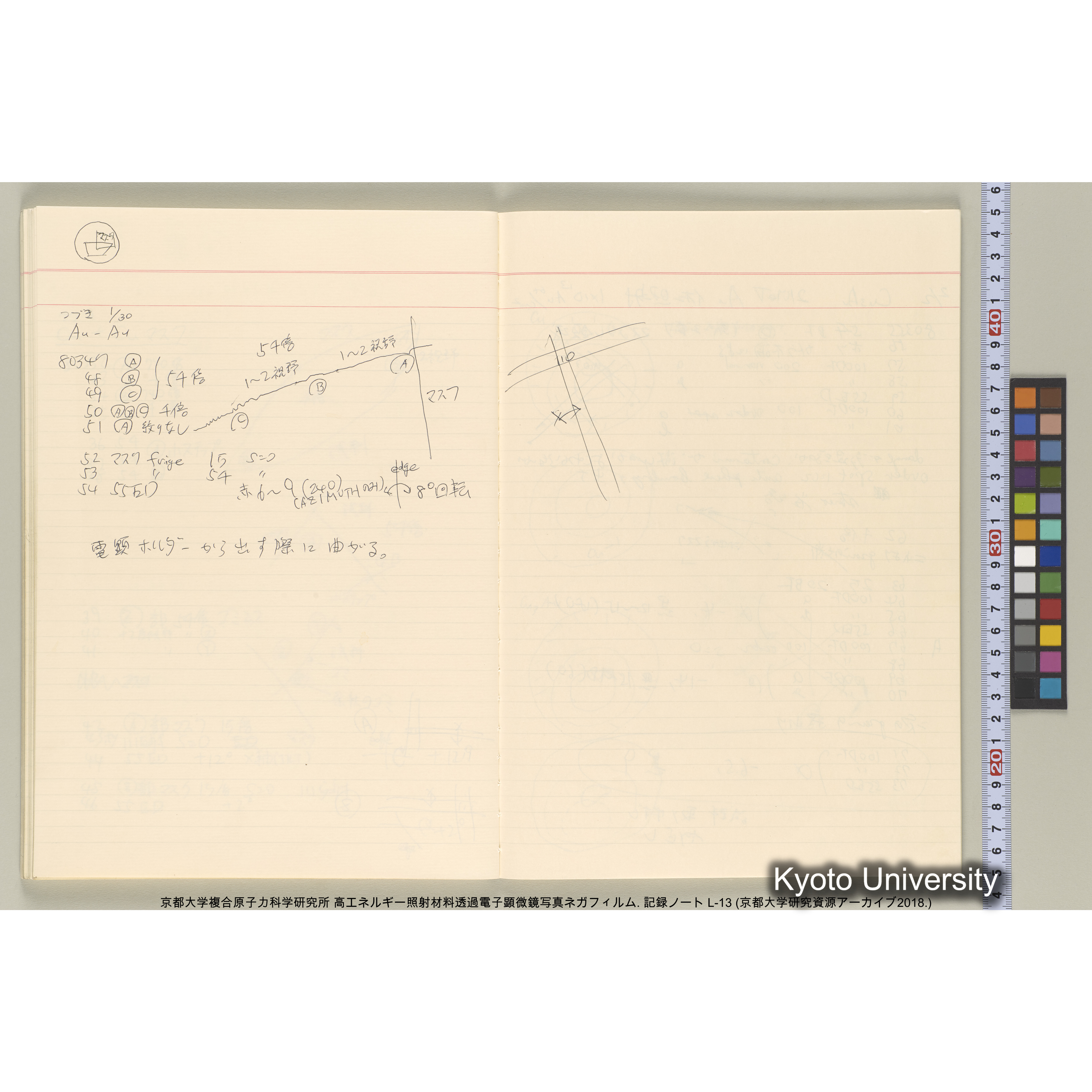 [記録ノート, Lシリーズ] L-13 平成3年9月. 72406-81511. (46)
