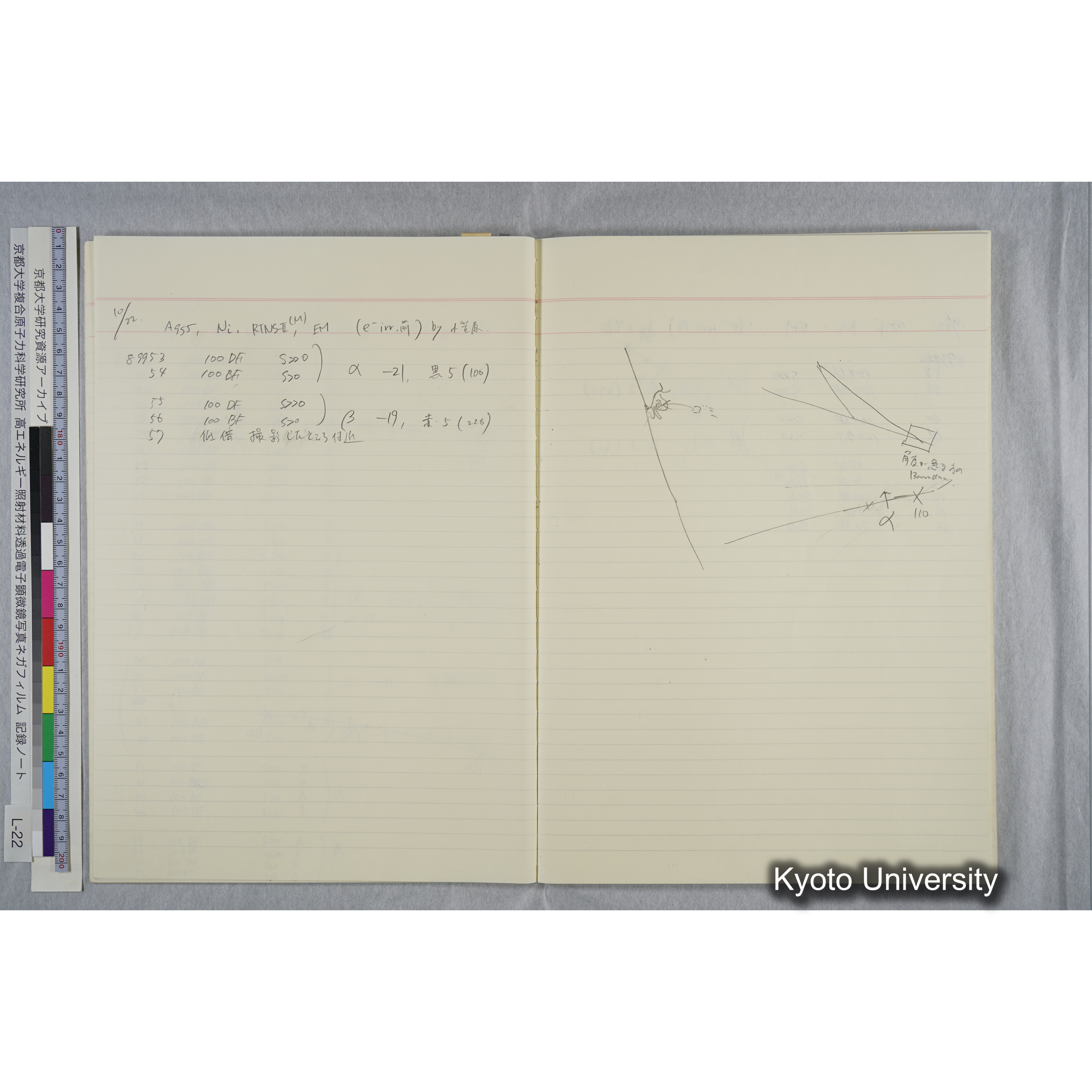 [記録ノート, Lシリーズ] L-22 '93.10.6〜 (18)