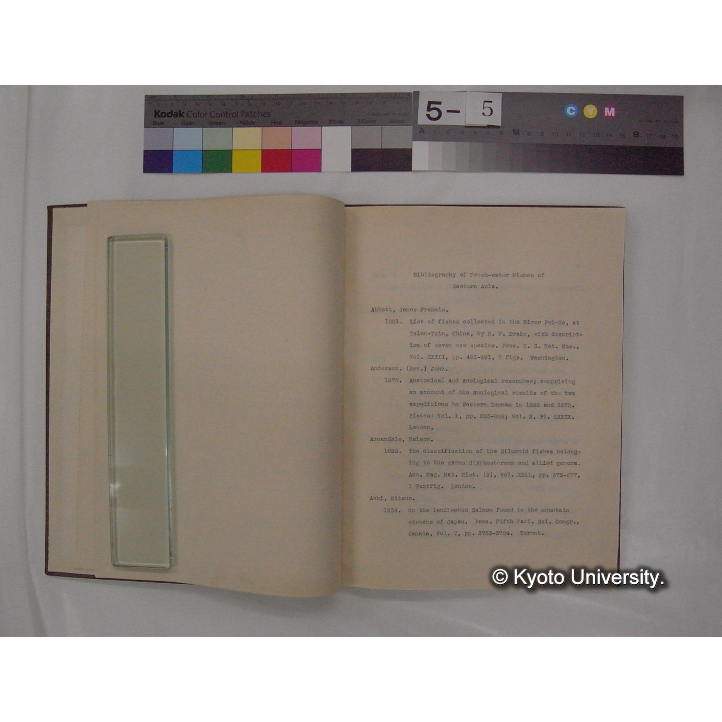 Bibliography of Fresh-Water Fishes of Eastern Asia. (4)