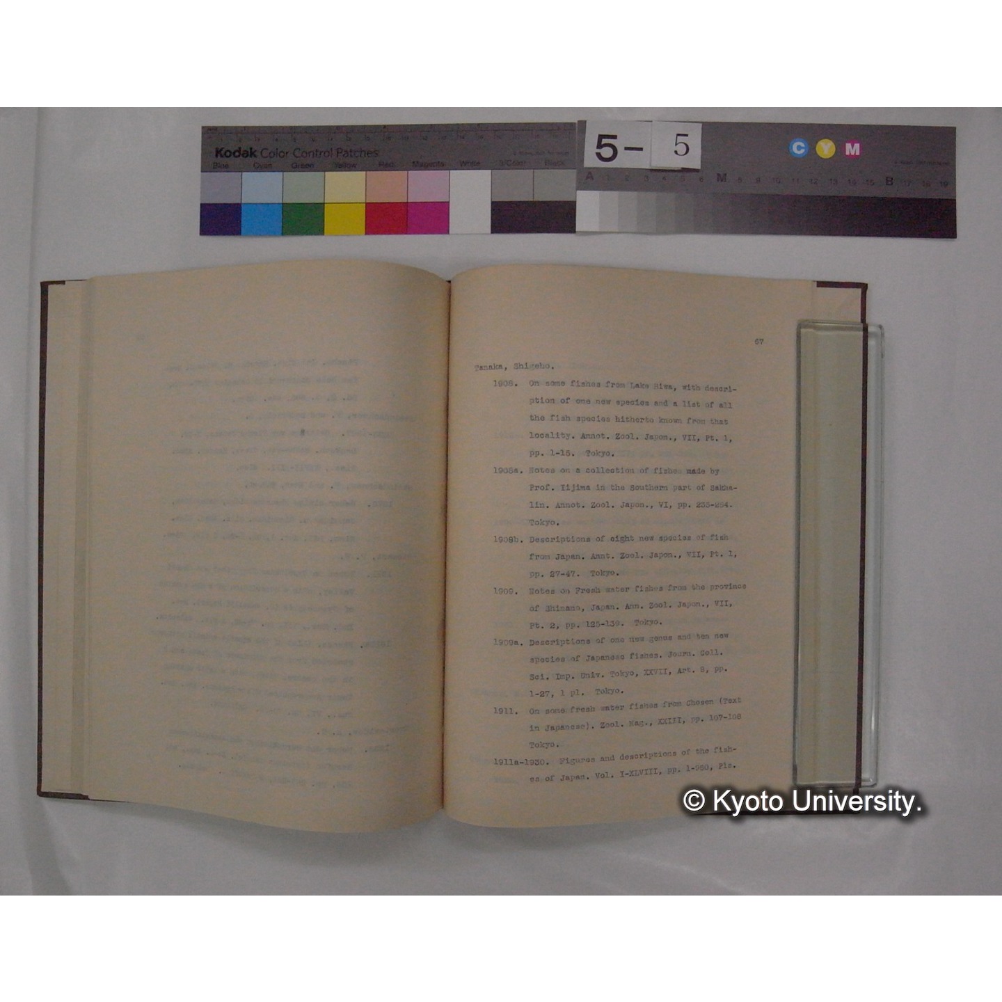 Bibliography of Fresh-Water Fishes of Eastern Asia. (15)
