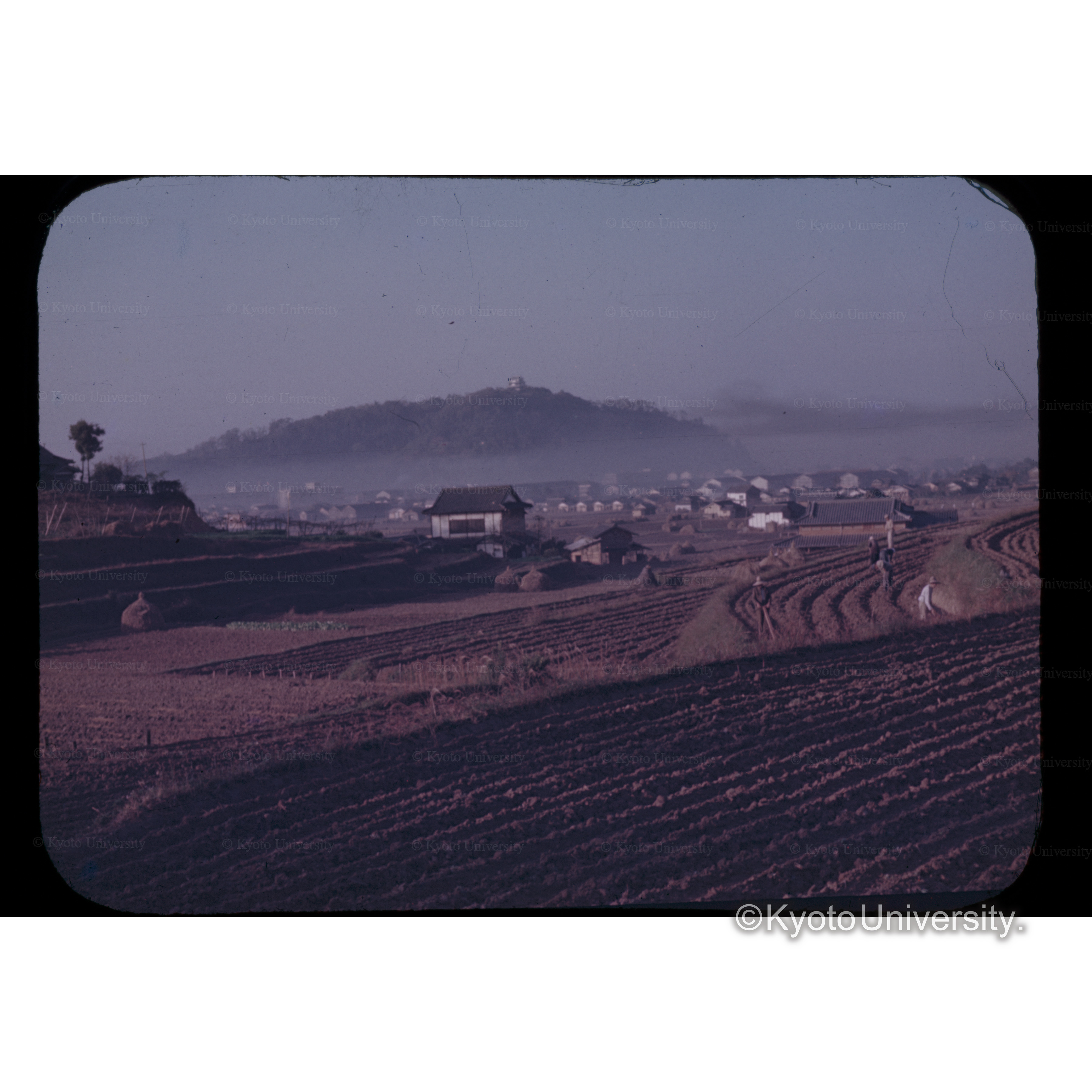 □□より高松城を望む　Nov.1952 (1)