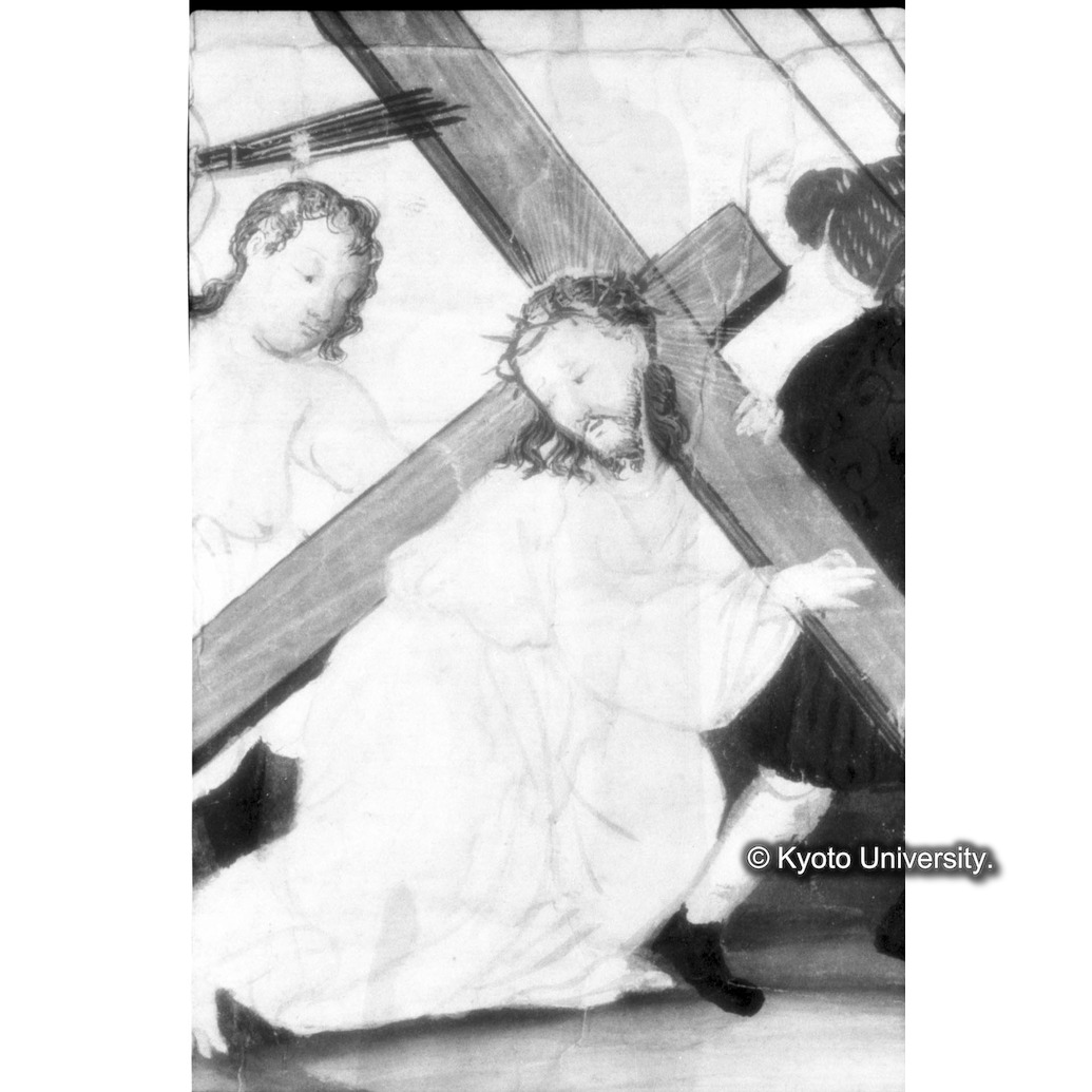 赤外線反射写真（十五玄義第九図：キリスト） (1)