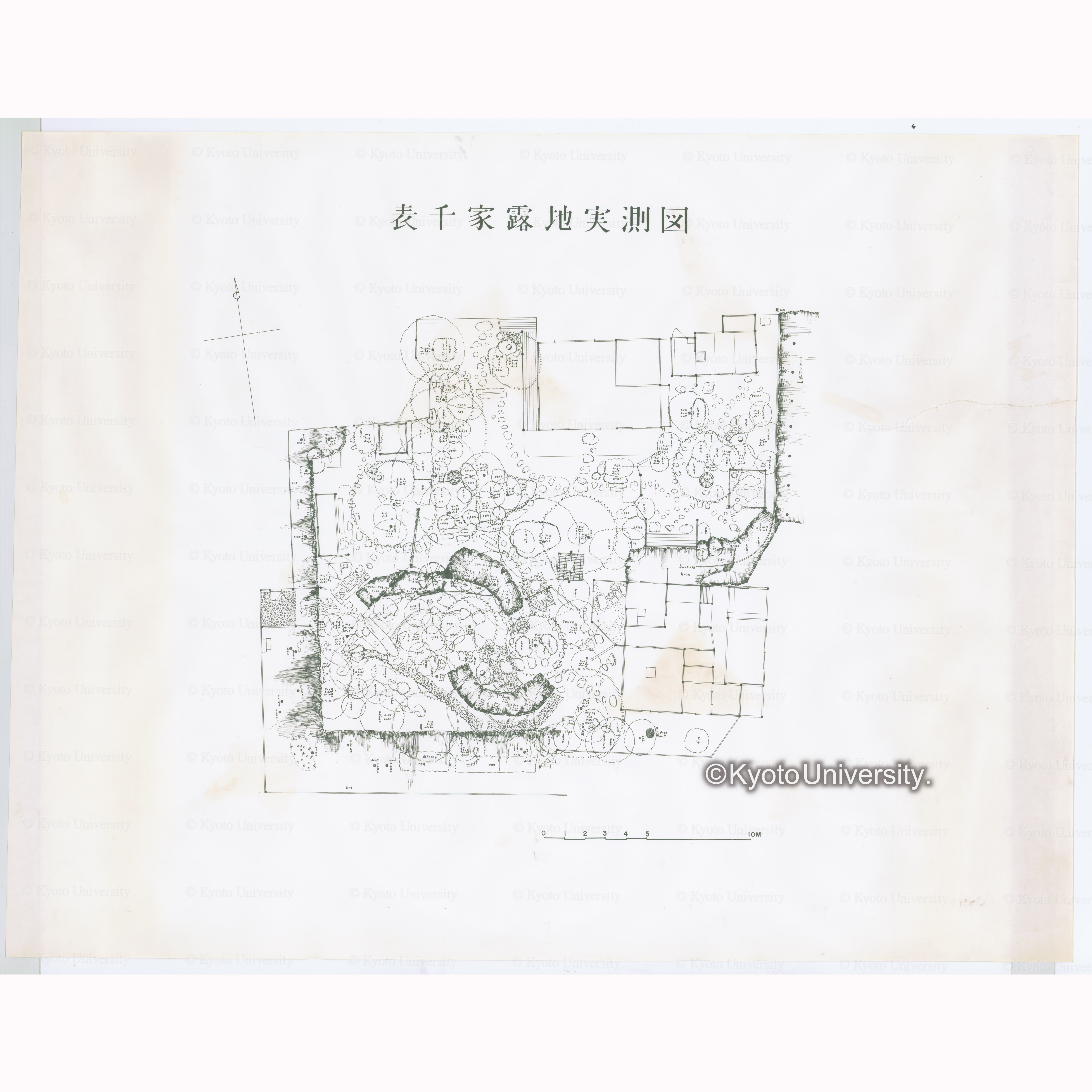 表千家露地実測図［複写］ (1)
